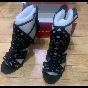 Black stiletto heels